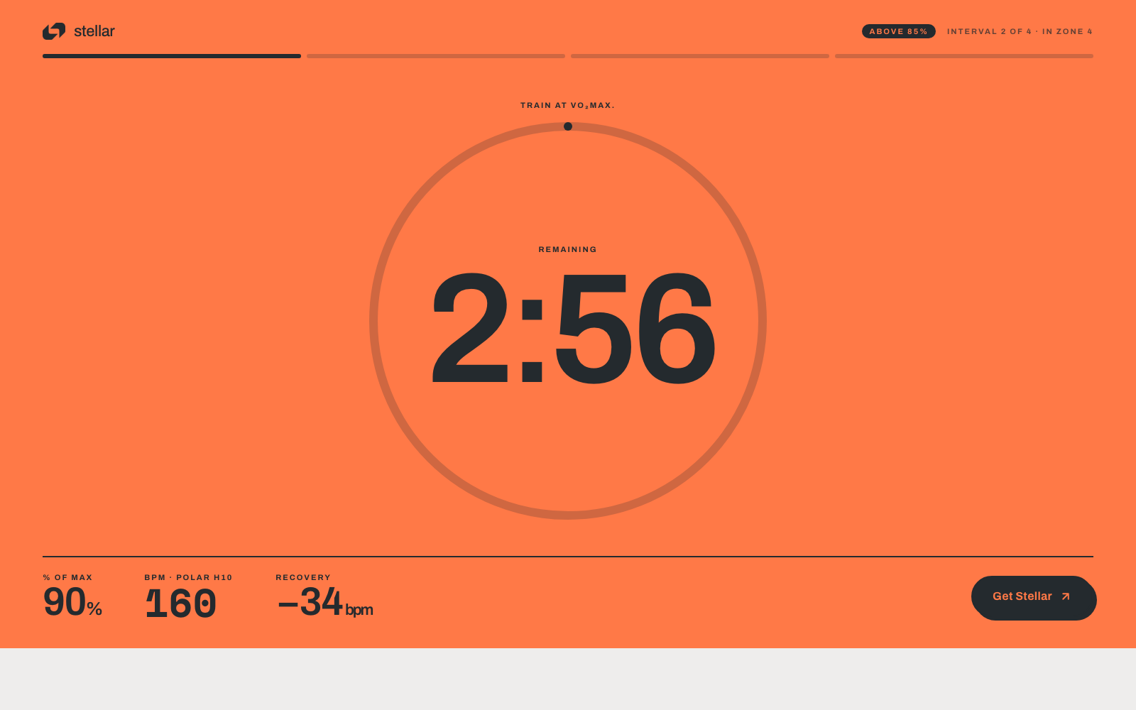 StellarVO2Max website hero